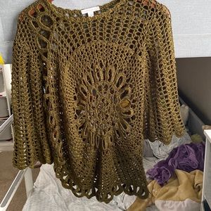 Westport Olive Green Asymmetrical Top